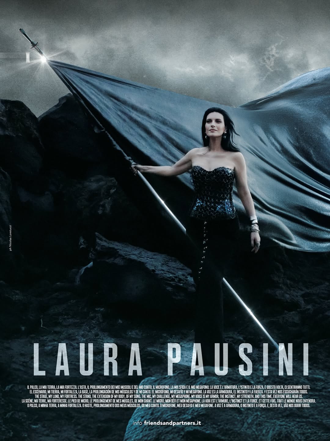 Laura Pausini Io Canto Yo Canto World Tour Poster 2026